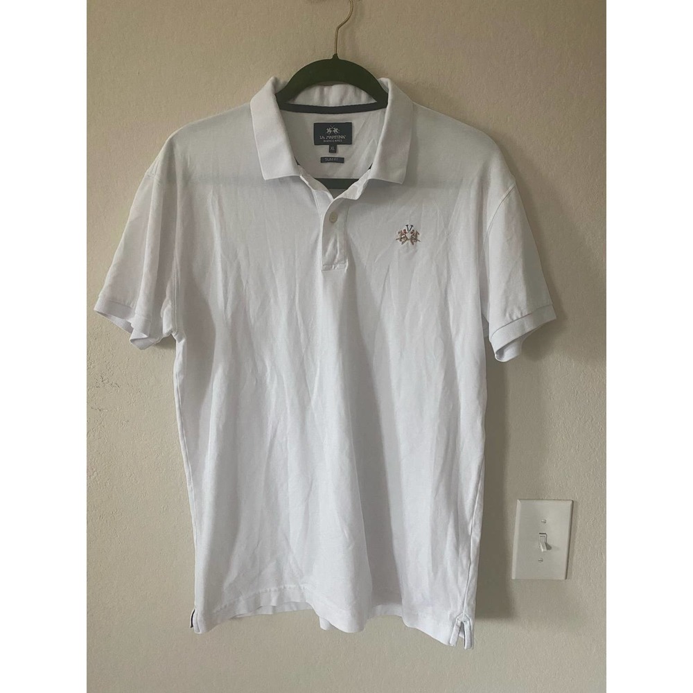 La Martina polo shirt White XL Slim Fit